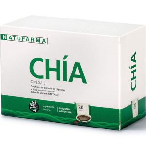 Omega 3 - Aceite De Chia X 30 Comprimidos - Natufarma